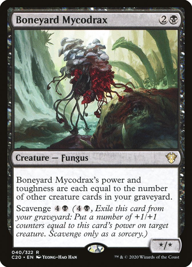 Boneyard Mycodrax [Commander 2020] | Good Games Cannington