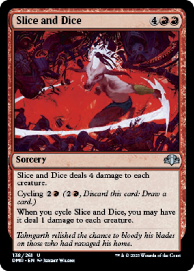 Slice and Dice [Dominaria Remastered] | Good Games Cannington