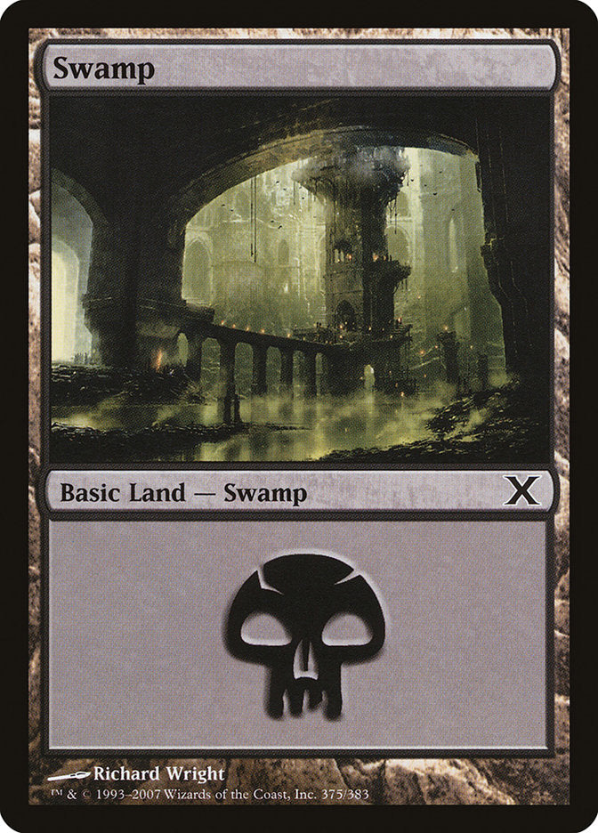 Swamp (375) [Tenth Edition] | Good Games Cannington