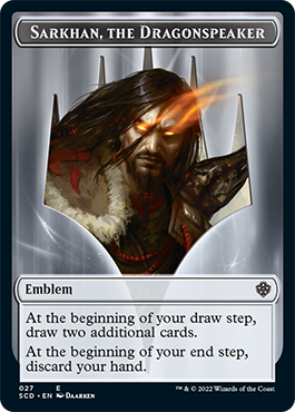 Sarkhan, the Dragonspeaker // Sarkhan, the Dragonspeaker Double-Sided Token [Starter Commander Decks] | Good Games Cannington