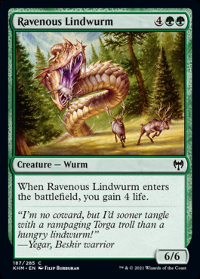 Ravenous Lindwurm [Kaldheim] | Good Games Cannington