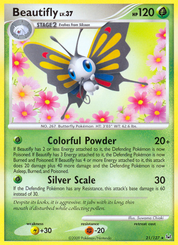 Beautifly (21/127) [Platinum: Base Set] | Good Games Cannington