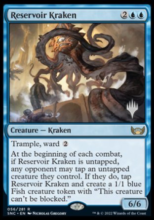 Reservoir Kraken (Promo Pack) [Streets of New Capenna Promos] | Good Games Cannington