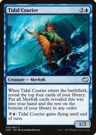 Tidal Courier [Duel Decks: Merfolk vs. Goblins] | Good Games Cannington