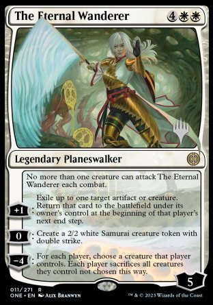 The Eternal Wanderer (Promo Pack) [Phyrexia: All Will Be One Promos] | Good Games Cannington
