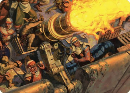 Mana Cannons Art Card [Dominaria United Art Series] | Good Games Cannington