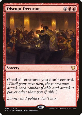 Disrupt Decorum [Commander 2017] | Good Games Cannington