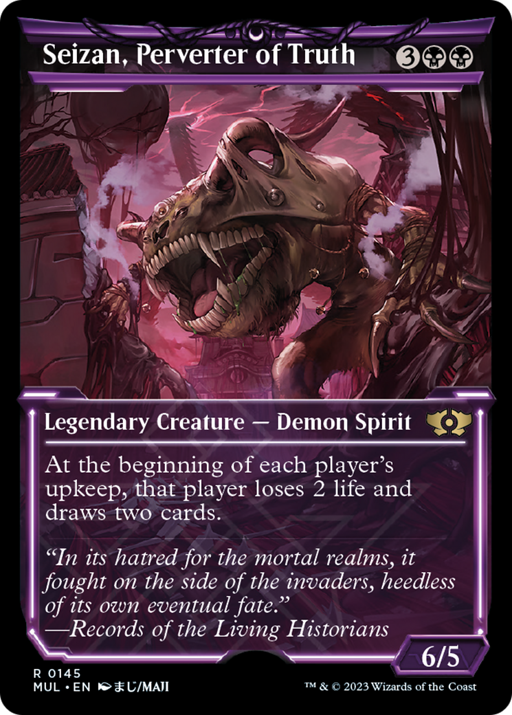 Seizan, Perverter of Truth (Halo Foil) [Multiverse Legends] | Good Games Cannington