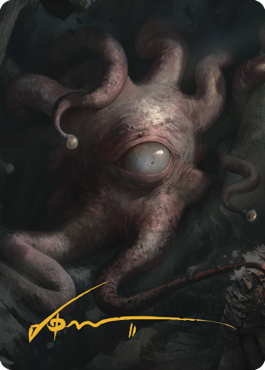 Consuming Aberration Art Card (Gold-Stamped Signature) [Commander Legends: Battle for Baldur's Gate Art Series] | Good Games Cannington