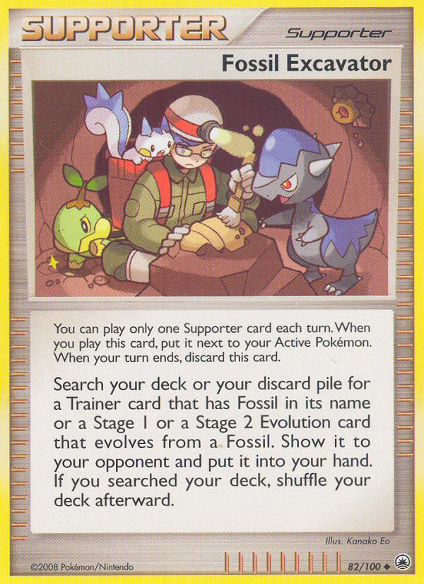 Fossil Excavator (82/100) [Diamond & Pearl: Majestic Dawn] | Good Games Cannington