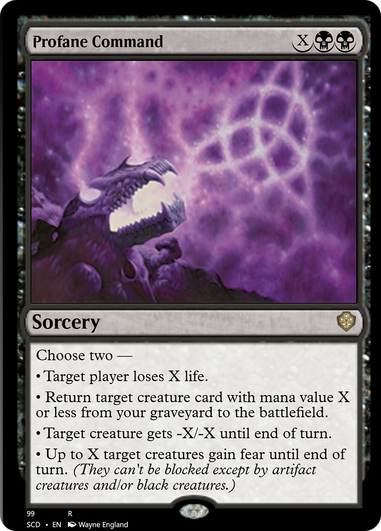 Profane Command [Starter Commander Decks] | Good Games Cannington