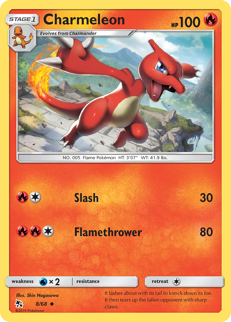 Charmeleon (8/68) [Sun & Moon: Hidden Fates] | Good Games Cannington