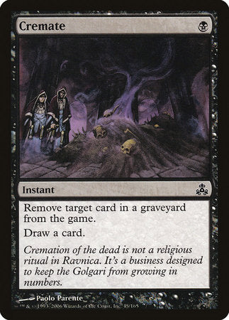 Cremate [Guildpact] | Good Games Cannington
