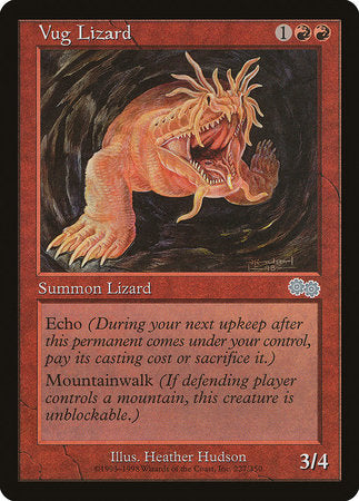 Vug Lizard [Urza's Saga] | Good Games Cannington