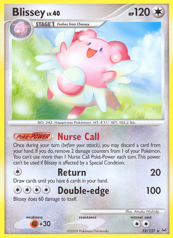 Blissey (22/127) [Platinum: Base Set] | Good Games Cannington