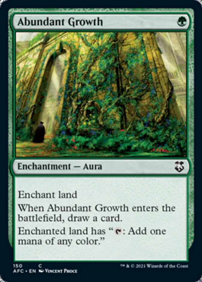Abundant Growth [Dungeons & Dragons: Adventures in the Forgotten Realms Commander] | Good Games Cannington