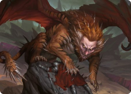Manticore Art Card [Dungeons & Dragons: Adventures in the Forgotten Realms Art Series] | Good Games Cannington