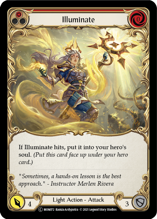 Illuminate (Red) [U-MON072] Unlimited Normal | Good Games Cannington