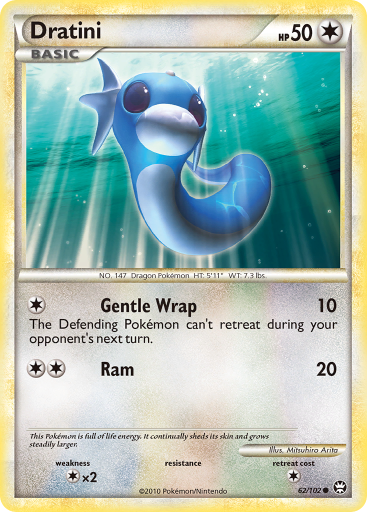 Dratini (62/102) [HeartGold & SoulSilver: Triumphant] | Good Games Cannington