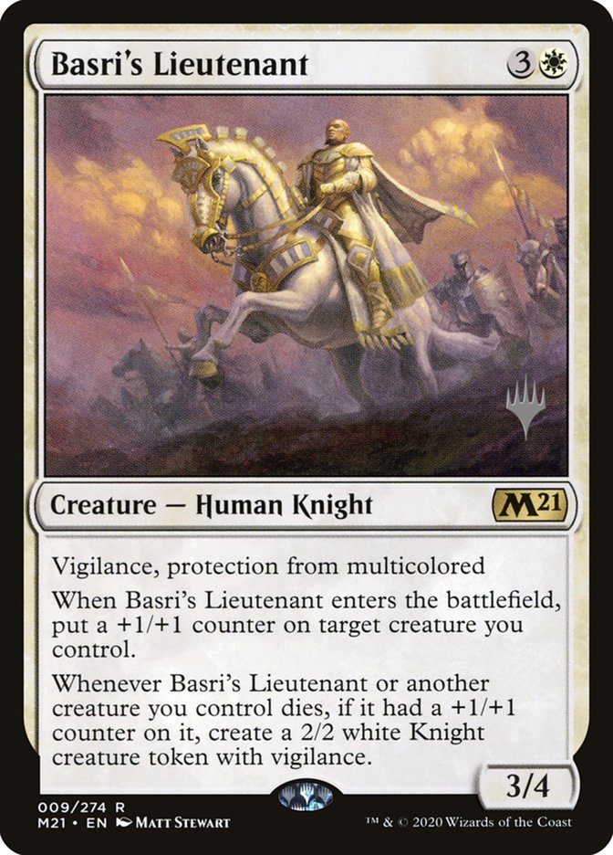 Basri's Lieutenant (Promo Pack) [Core Set 2021 Promos] | Good Games Cannington