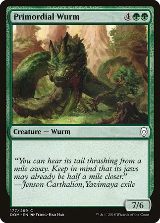 Primordial Wurm [Dominaria] | Good Games Cannington