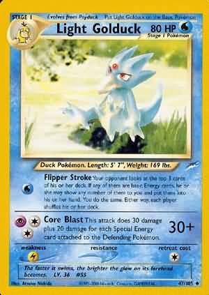 Light Golduck (47/105) [Neo Destiny Unlimited] | Good Games Cannington