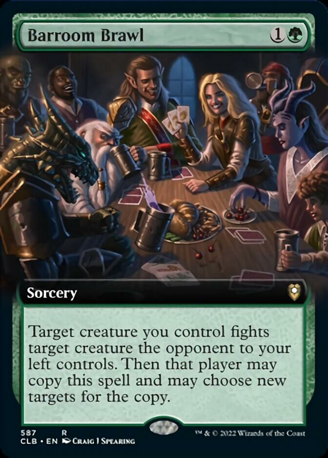 Barroom Brawl (Extended Art) [Commander Legends: Battle for Baldur's Gate] | Good Games Cannington