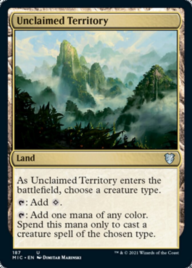 Unclaimed Territory [Innistrad: Midnight Hunt Commander] | Good Games Cannington