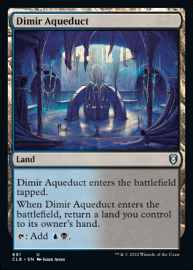 Dimir Aqueduct [Commander Legends: Battle for Baldur's Gate] | Good Games Cannington