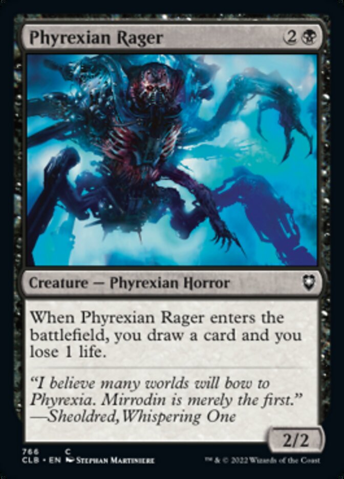 Phyrexian Rager [Commander Legends: Battle for Baldur's Gate] | Good Games Cannington