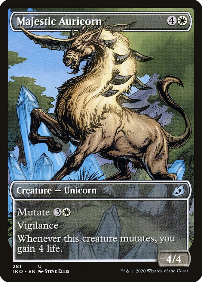 Majestic Auricorn (Showcase) [Ikoria: Lair of Behemoths] | Good Games Cannington