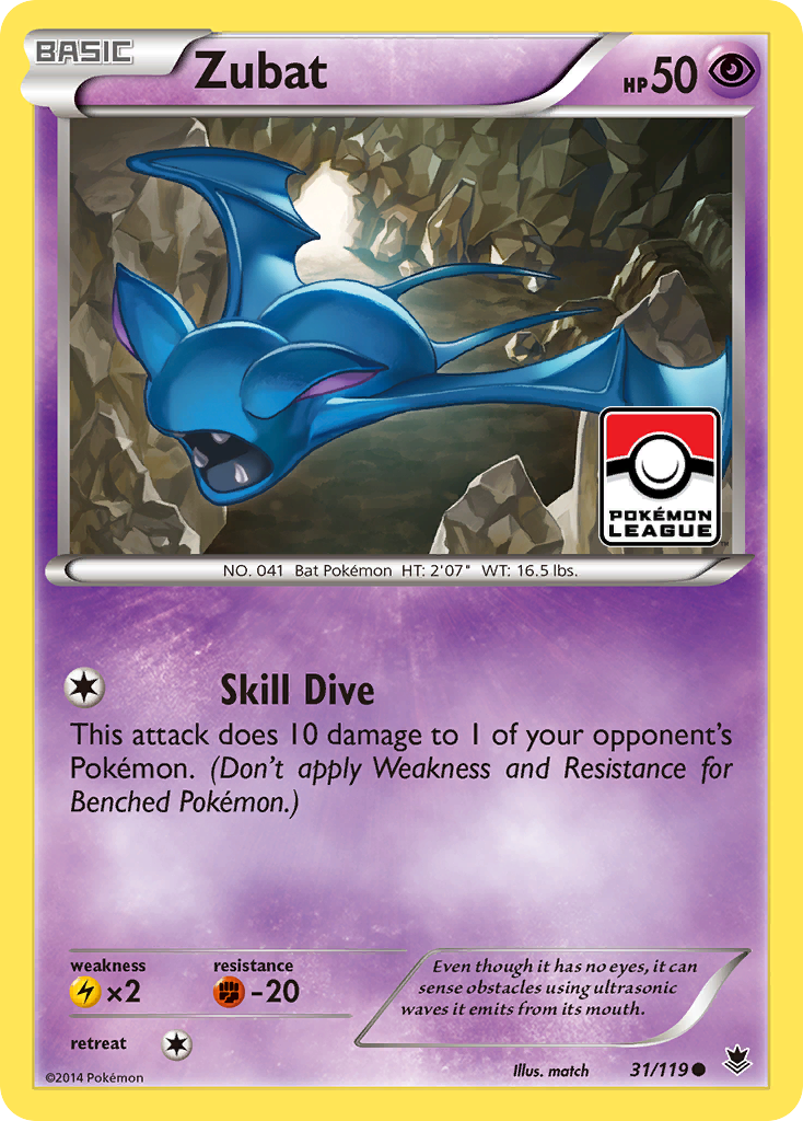 Zubat (31/119) [XY: Phantom Forces] | Good Games Cannington