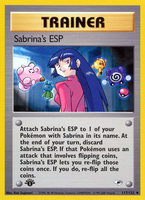 Sabrina's ESP (117/132) [Gym Heroes 1st Edition] | Good Games Cannington