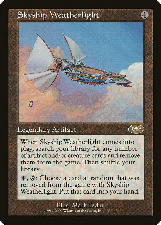 Skyship Weatherlight (Mark Tedin) [Planeshift] | Good Games Cannington