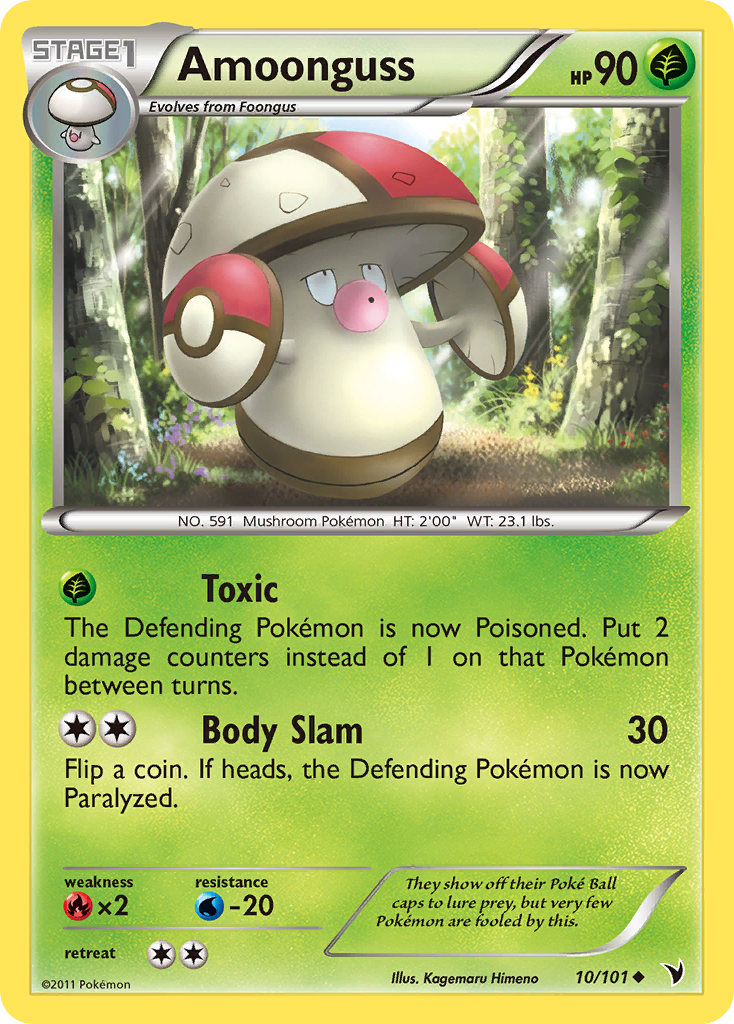 Amoonguss (10/101) [Black & White: Noble Victories] | Good Games Cannington