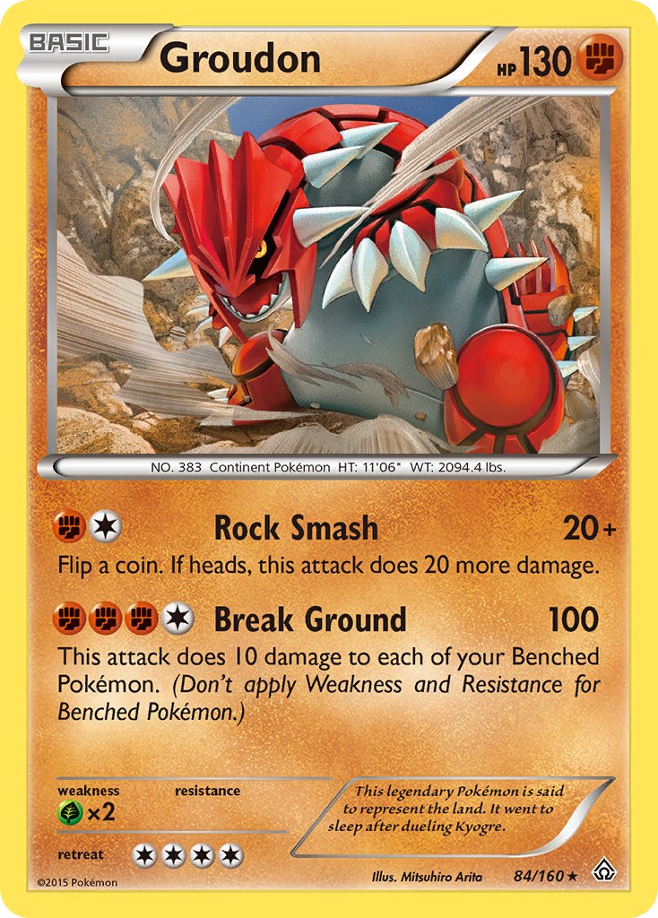Groudon (84/160) (Theme Deck Exclusive) [XY: Primal Clash] | Good Games Cannington
