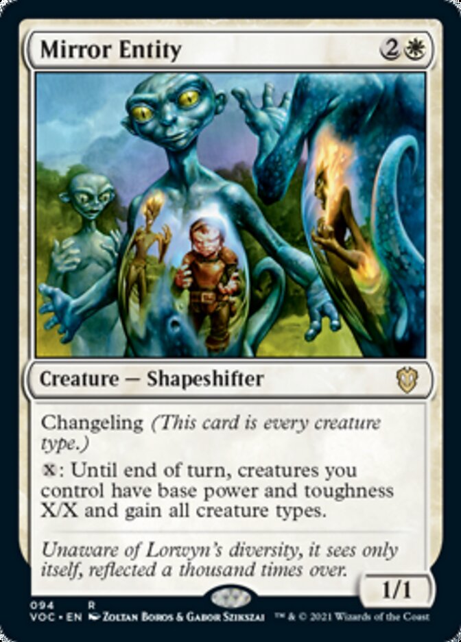 Mirror Entity [Innistrad: Crimson Vow Commander] | Good Games Cannington