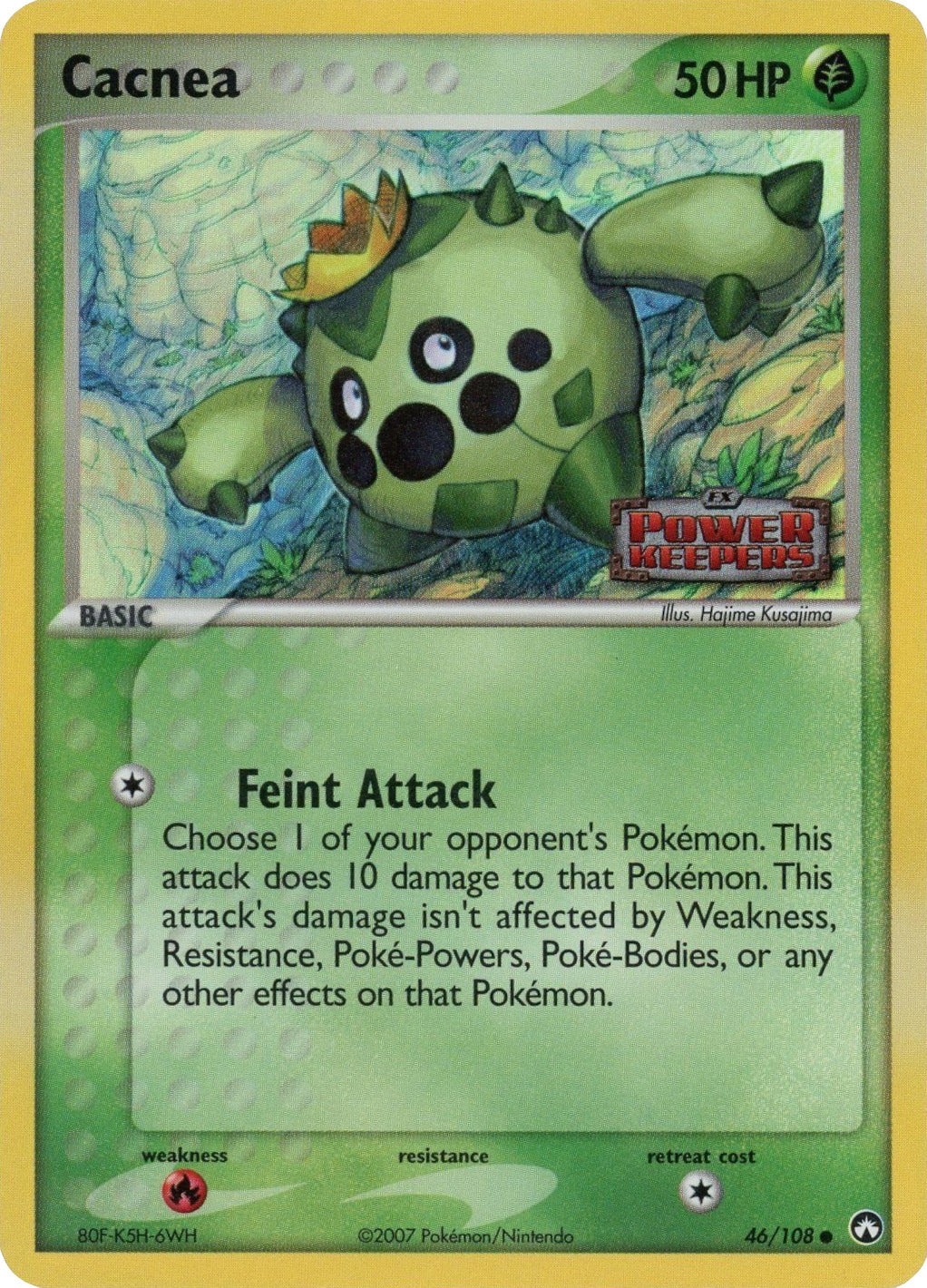 Cacnea (46/108) (Stamped) [EX: Power Keepers] | Good Games Cannington