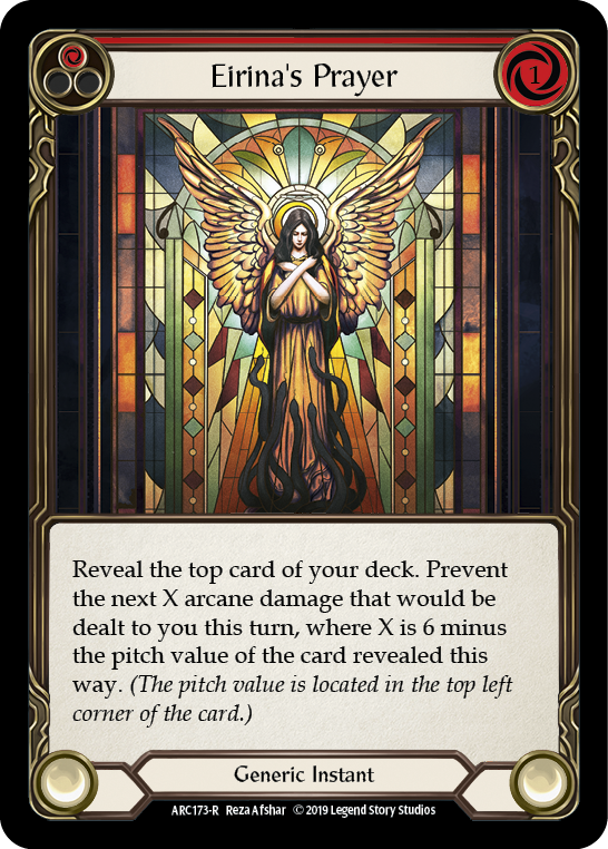 Eirina's Prayer (Red) [ARC173-R] 1st Edition Normal | Good Games Cannington