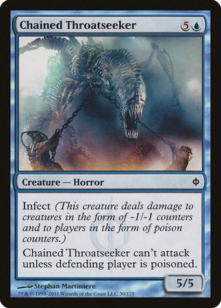 Chained Throatseeker [New Phyrexia] | Good Games Cannington