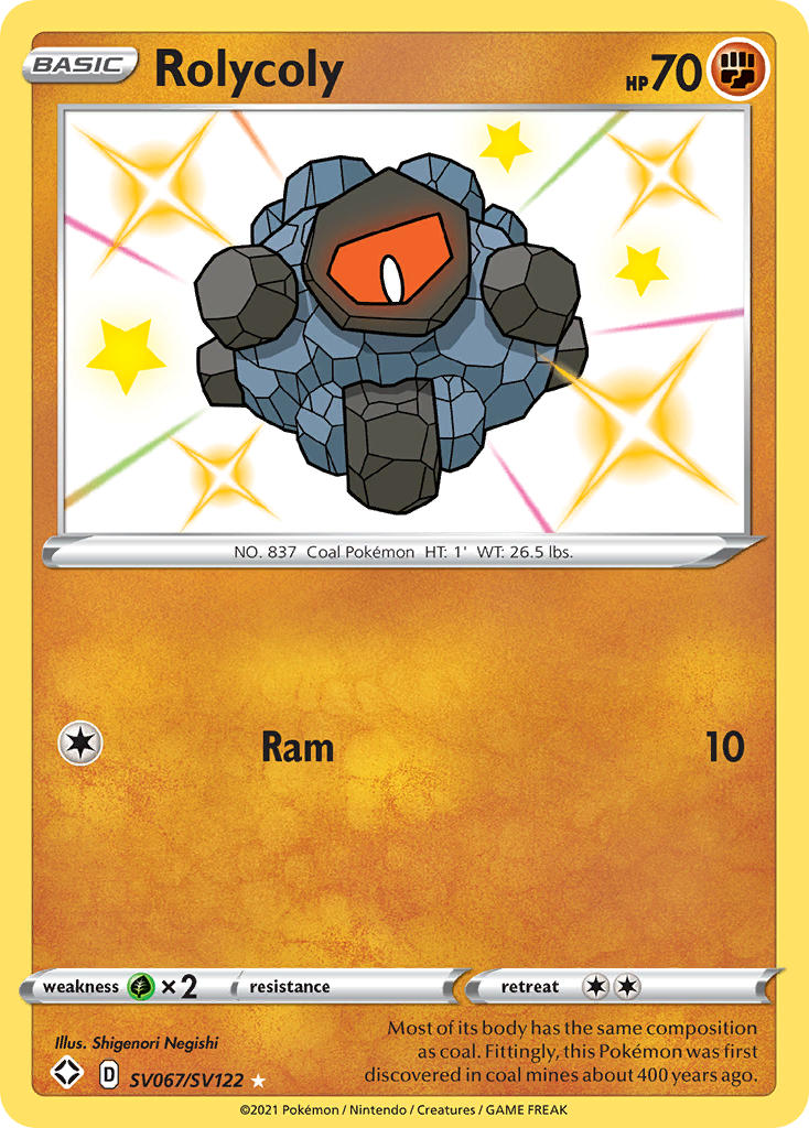 Rolycoly (SV067/SV122) [Sword & Shield: Shining Fates] | Good Games Cannington