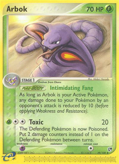 Arbok (29/100) [EX: Sandstorm] | Good Games Cannington