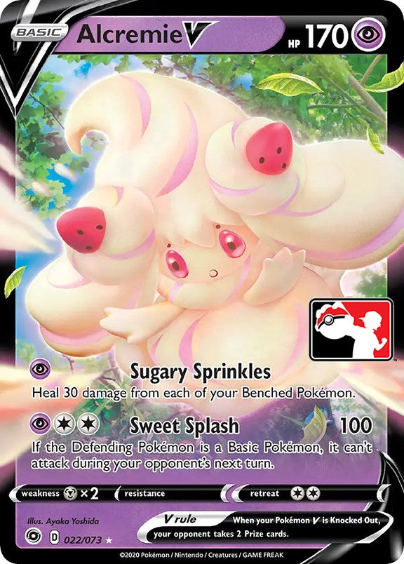 Alcremie V (22/73) [Prize Pack Series One] | Good Games Cannington