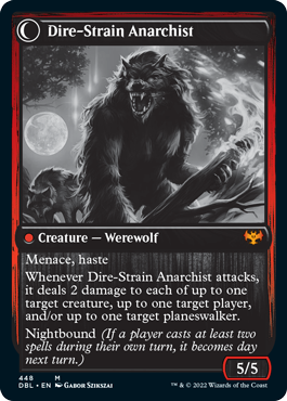 Volatile Arsonist // Dire-Strain Anarchist [Innistrad: Double Feature] | Good Games Cannington
