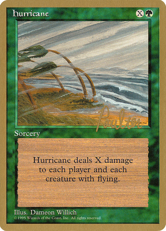 Hurricane (Preston Poulter) [Pro Tour Collector Set] | Good Games Cannington