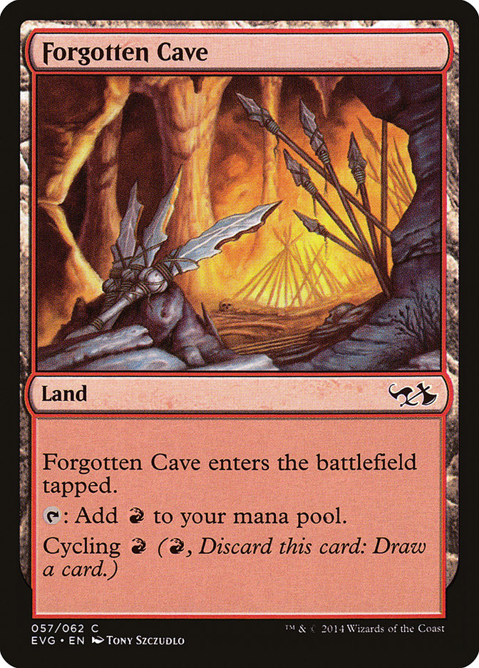 Forgotten Cave (Elves vs. Goblins) [Duel Decks Anthology] | Good Games Cannington