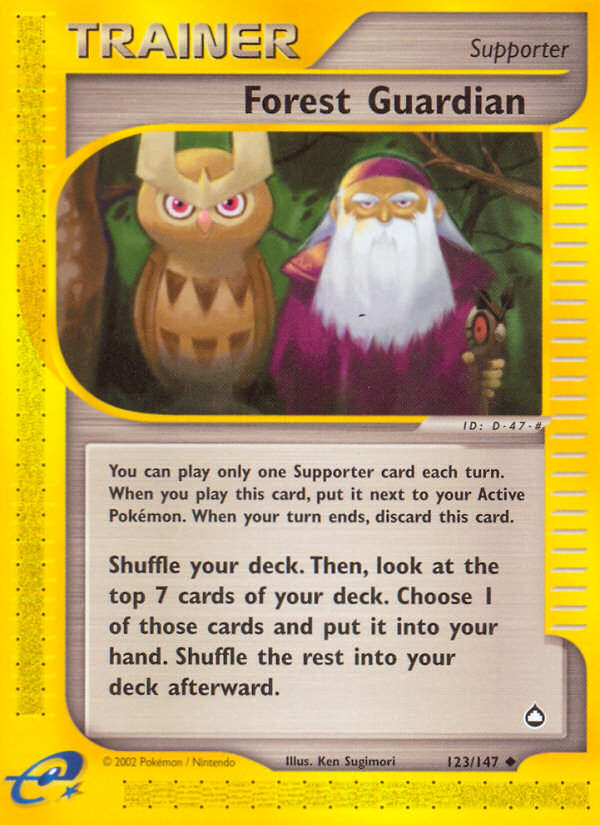 Forest Guardian (123/147) [Aquapolis] | Good Games Cannington