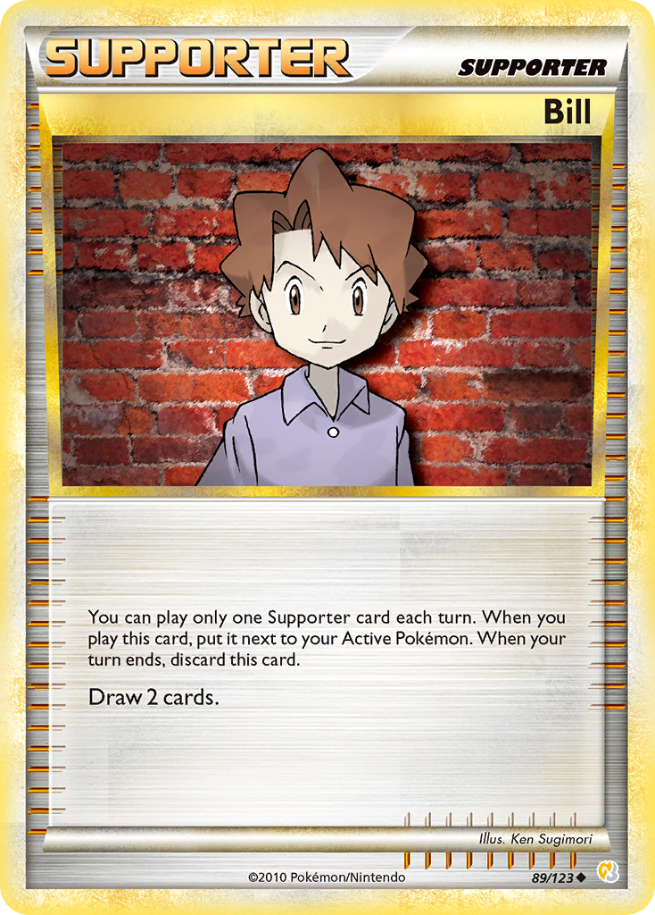 Bill (89/123) [HeartGold & SoulSilver: Base Set] | Good Games Cannington