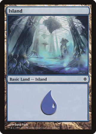 Island (169) [New Phyrexia] | Good Games Cannington
