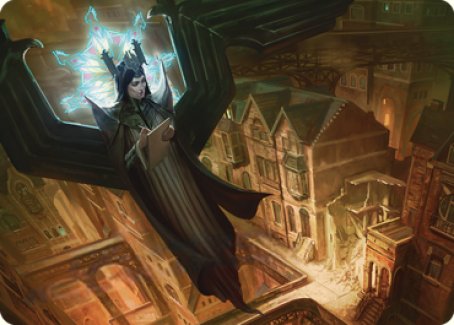 Angelic Sleuth Art Card [Streets of New Capenna Art Series] | Good Games Cannington